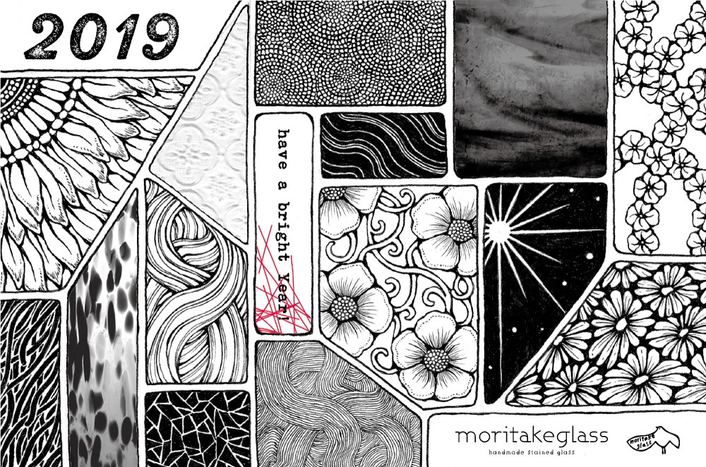 MORITAKEGLASS / NEW YEAR CARD